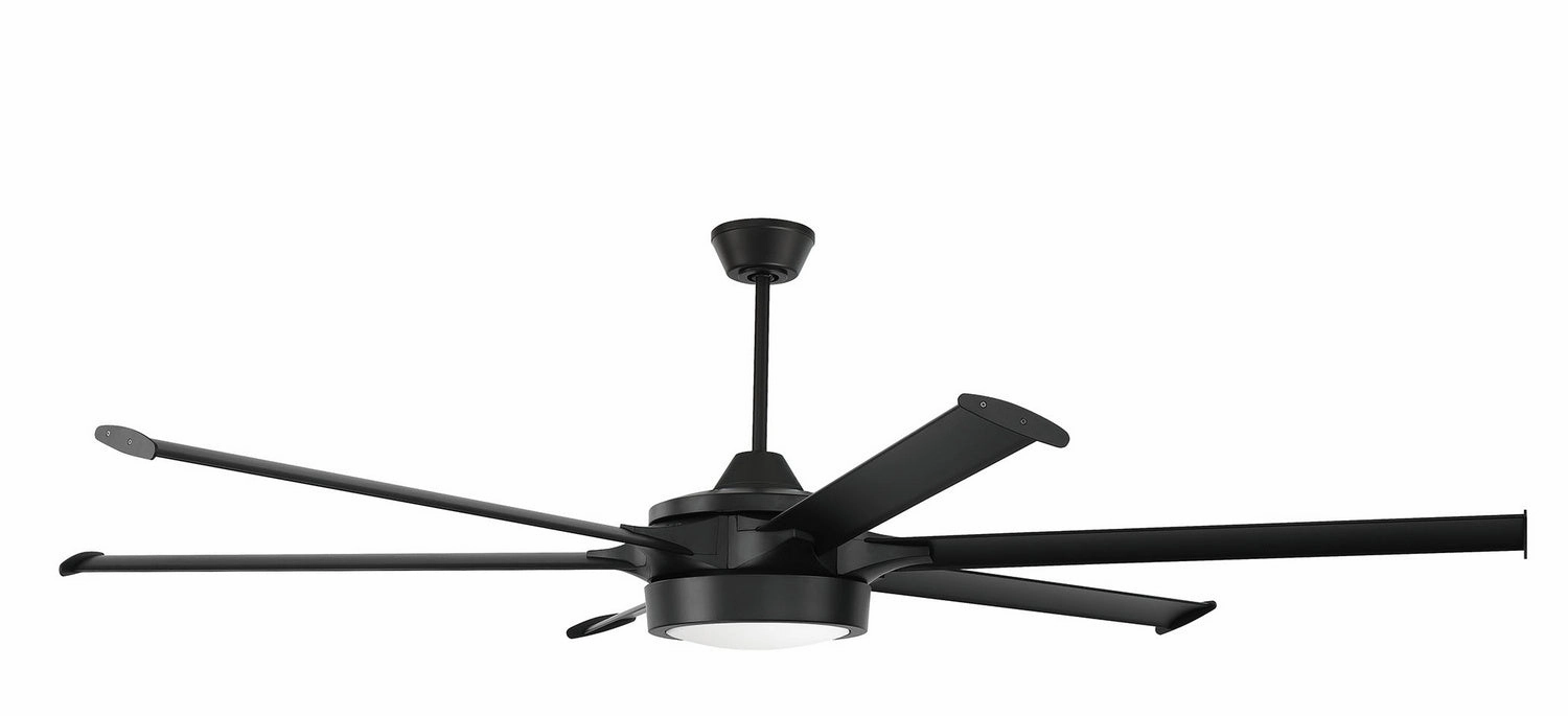 Prost 78 78"Ceiling Fan Flat Black large electric fans for spacious rooms