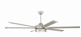 Prost 78 78"Ceiling Fan Painted Nickel large electric fans for spacious rooms