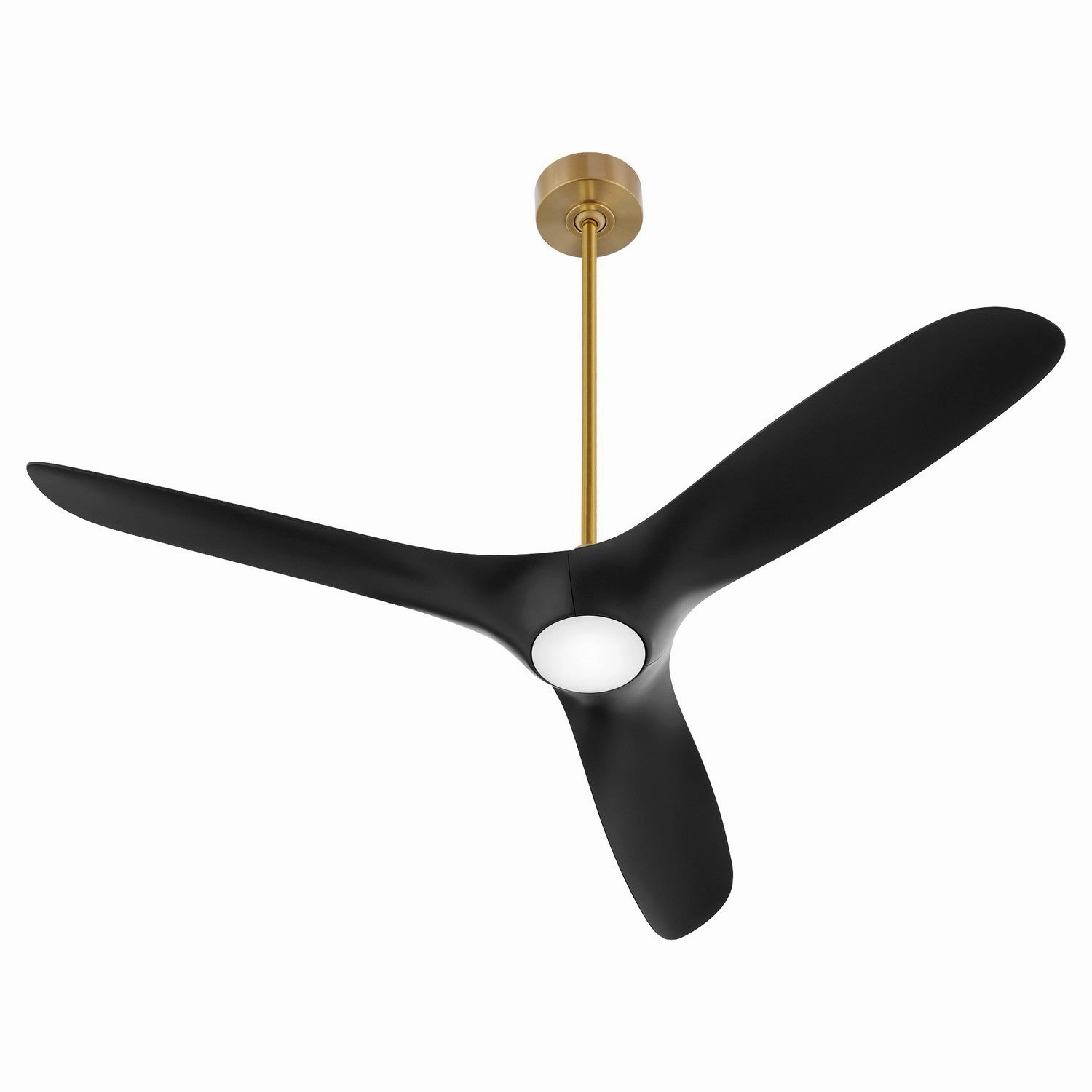 Province 56" Ceiling Fan Aged Brass / Black