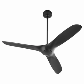 Province 56" Ceiling Fan Black oscillating medium fans with strong airflow