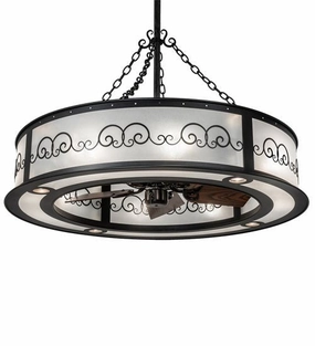 Putrelo 16 Light Chandel-Air large electric fans for spacious rooms