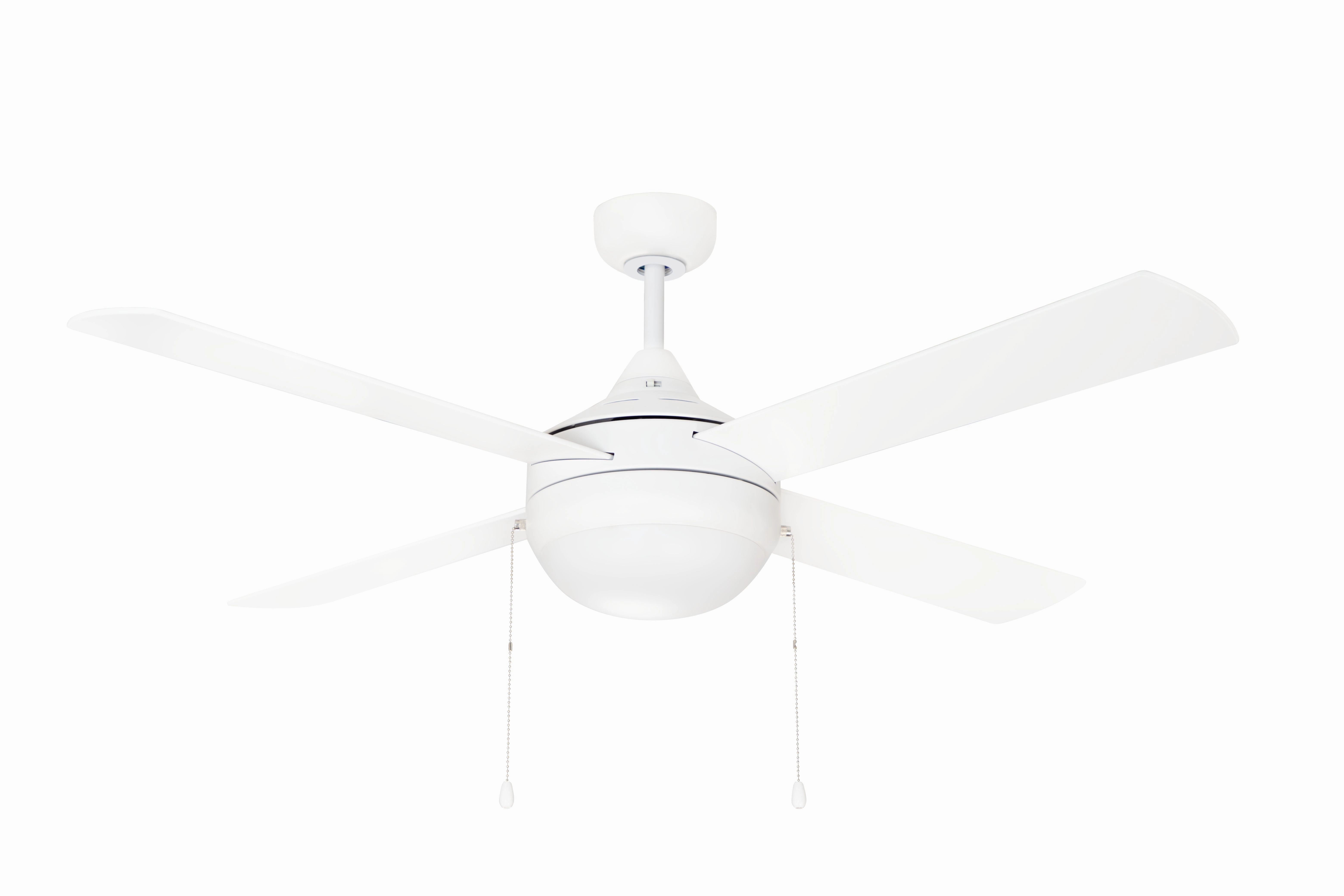 Quattro 52"Ceiling Fan Matte White cool breeze fans for quiet operation
