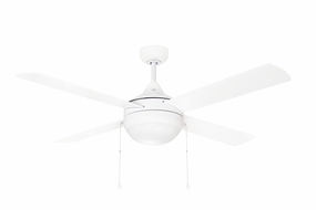 Quattro 52"Ceiling Fan Matte White cool breeze fans for quiet operation
