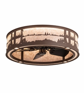 Quiet Pond LED Chandel-Air compact small fans for bedrooms