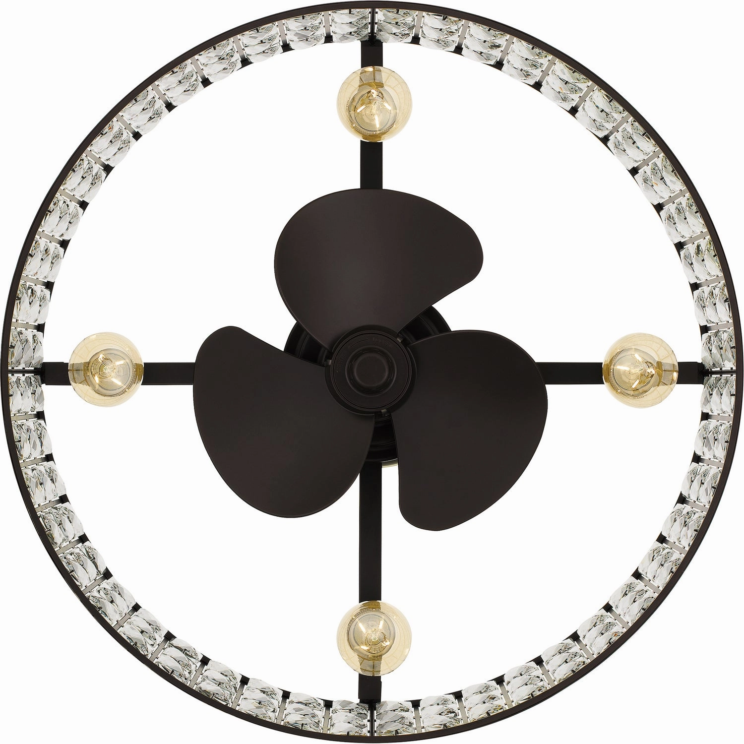 Quoizel Fandelier Four Light Fandelier Western Bronze