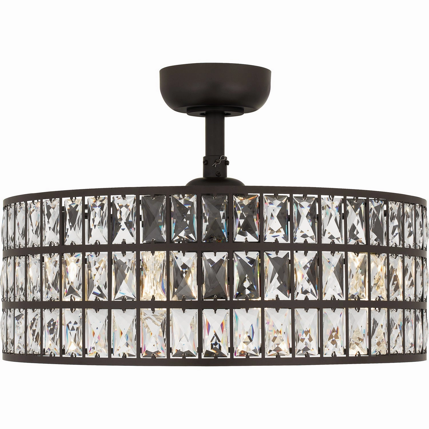 Quoizel Fandelier Four Light Fandelier Western Bronze