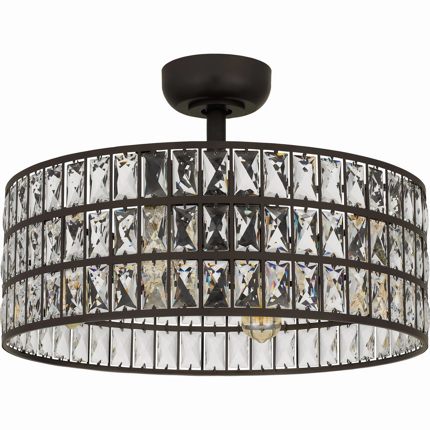 Quoizel Fandelier Four Light Fandelier Western Bronze