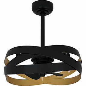Quoizel Fandelier Three Light Fan Light Matte Black best small fans for home and travel