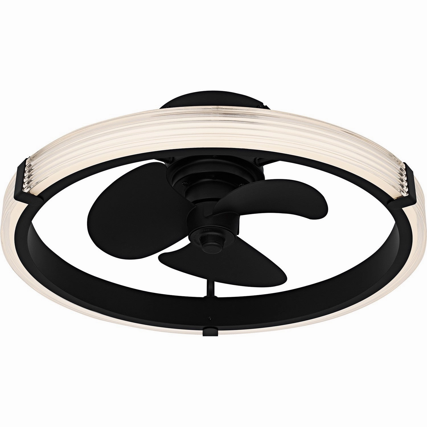 Quoizel Semi-Flush Mount LED Fan Light Matte Black