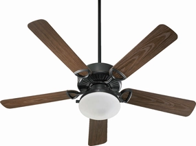 Quorum Estate 52" Outdoor Pull Chain Fan with 18W non dimming LED Light outdoor fans store with multiple collections