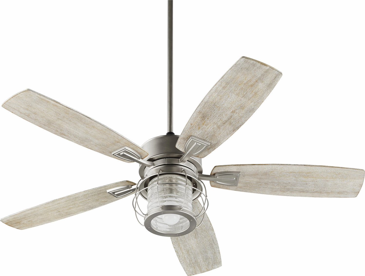 Quorum Galveson 52" Indoor Pullchain Ceiling Fan with 9W LED Light