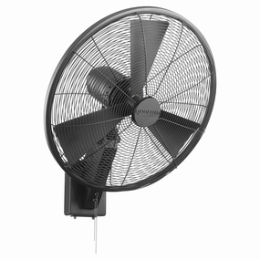 Quorum Impulse 20" Indoor/Outdoor Wall Fan in Matte Black outdoor fans store with multiple collections
