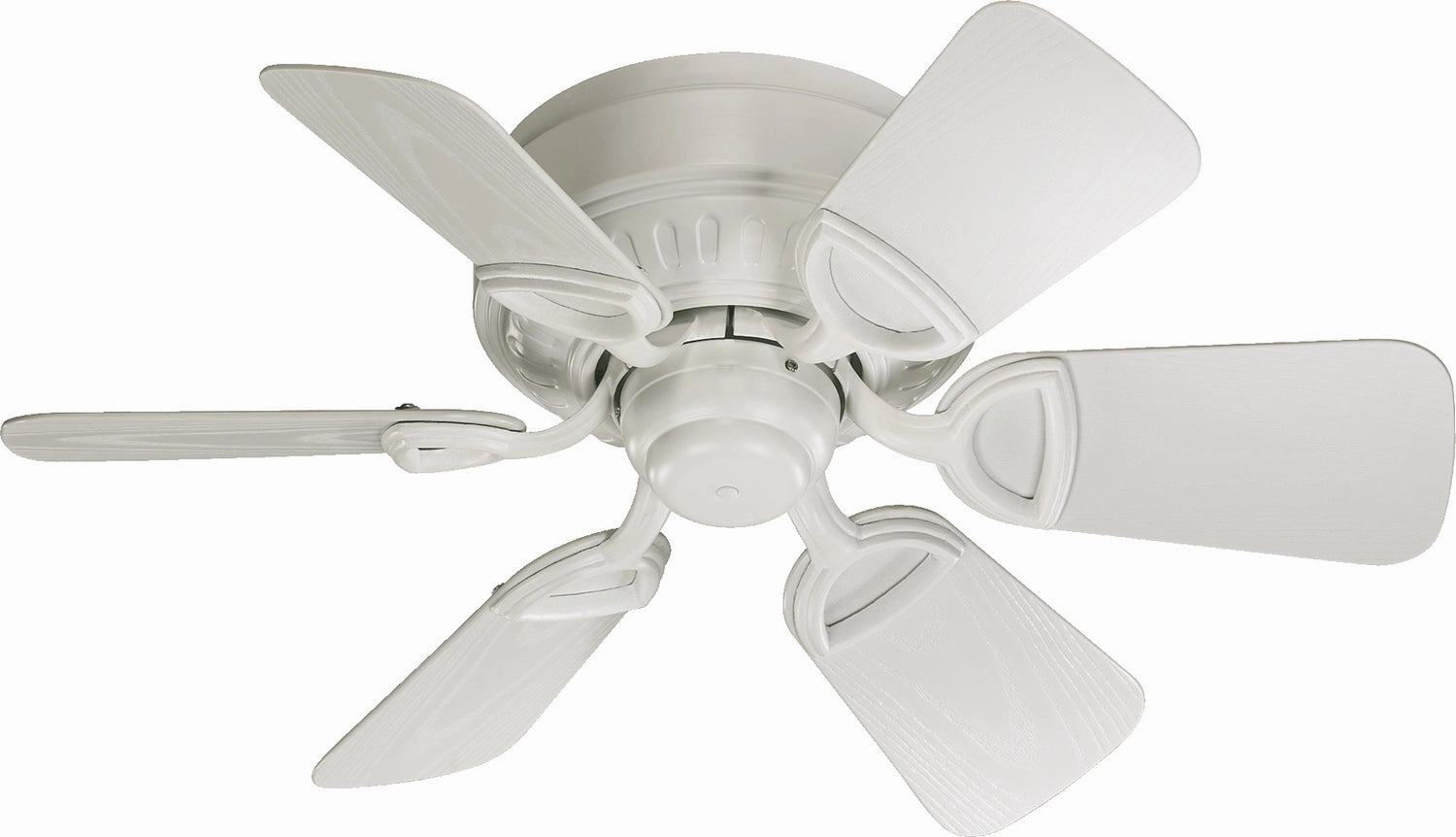 Quorum Medallion 30" Indoor/Outdoor Flushmount Pull Chain Patio Fan Energy-efficient ceiling fan with remote
