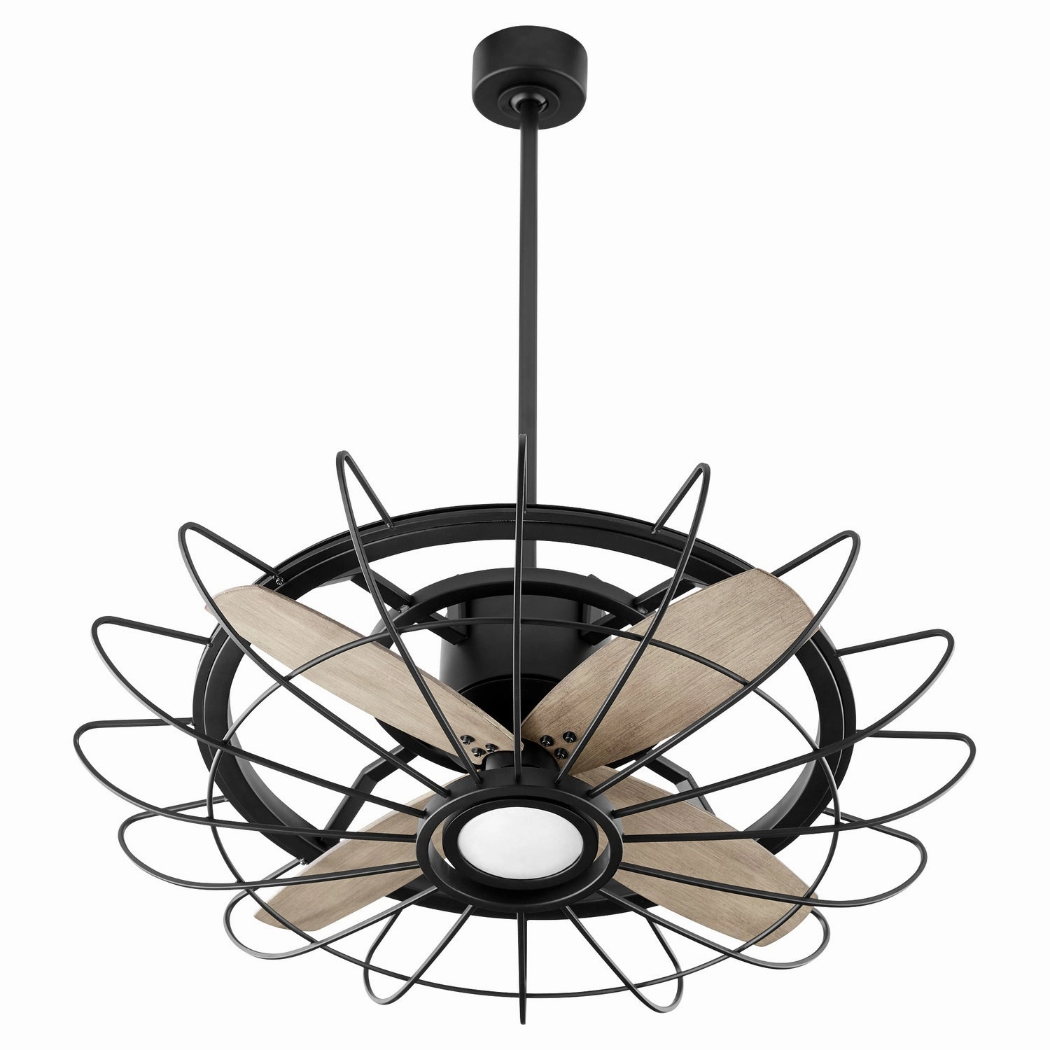 Quorum Mira 30" Indoor/Outdoor 18W LED DC Ceiling Fan with Wall Control outdoor fans store with multiple collections