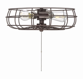 Ratcliffe Three Light Fan Light Kit Oil Rubbed Bronze high-speed electric fans for better airflow