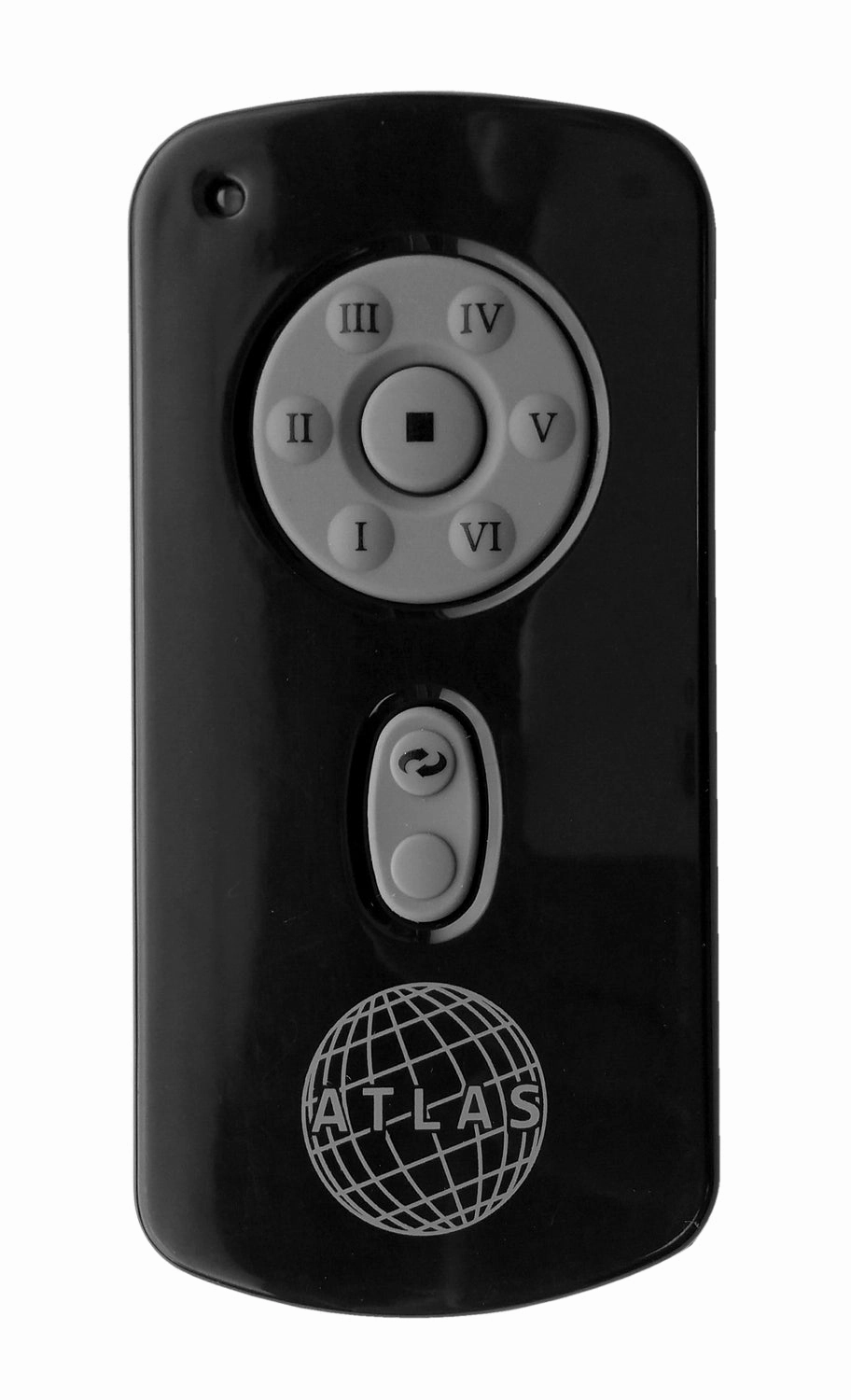 Remote Control Remote Control Matte Black compact electric fans for small spaces