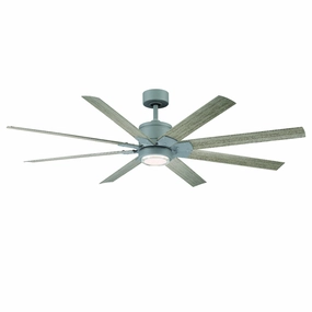 Renegade 52"Ceiling Fan Graphite/Weathered Wood weatherproof fans for outdoor environments