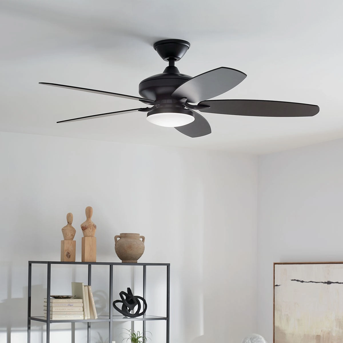 Renew Designer 52"Ceiling Fan Satin Black