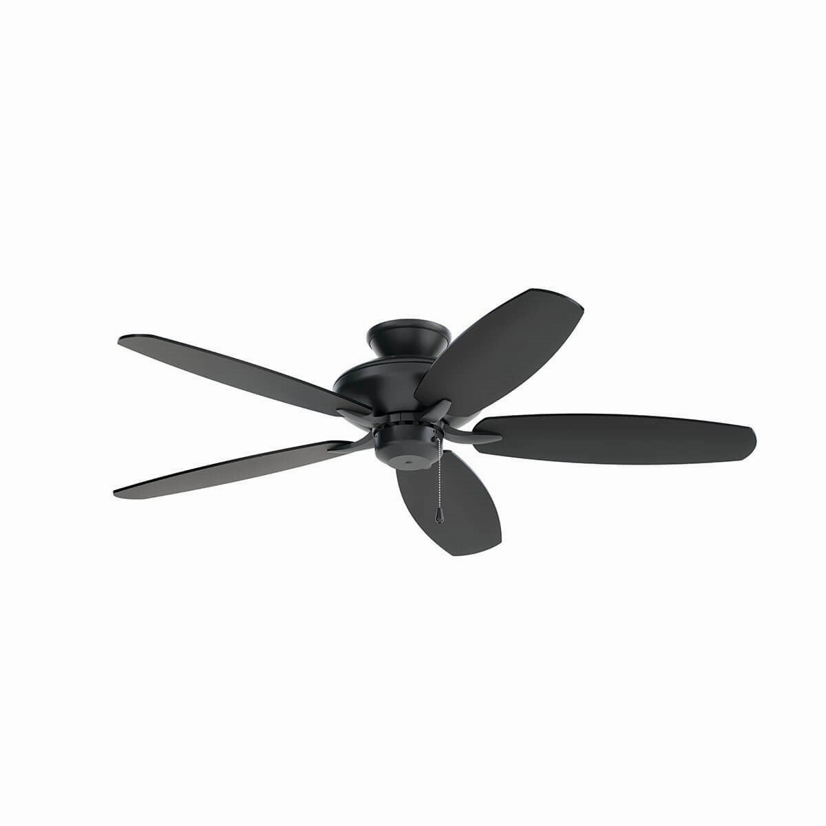 Renew Patio 52"Ceiling Fan Satin Black indoor electric fans with remote control