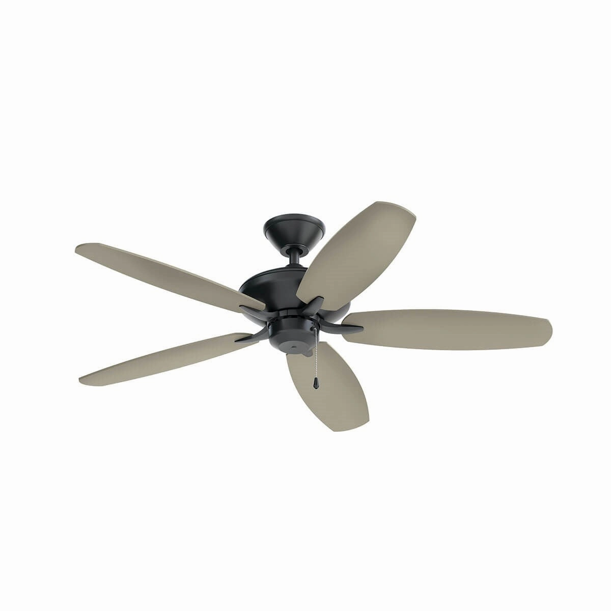 Renew Patio 52"Ceiling Fan Satin Black