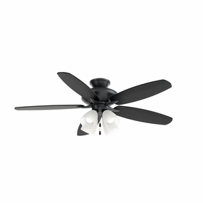 Renew Premier 52"Ceiling Fan Satin Black stylish medium fans for contemporary homes