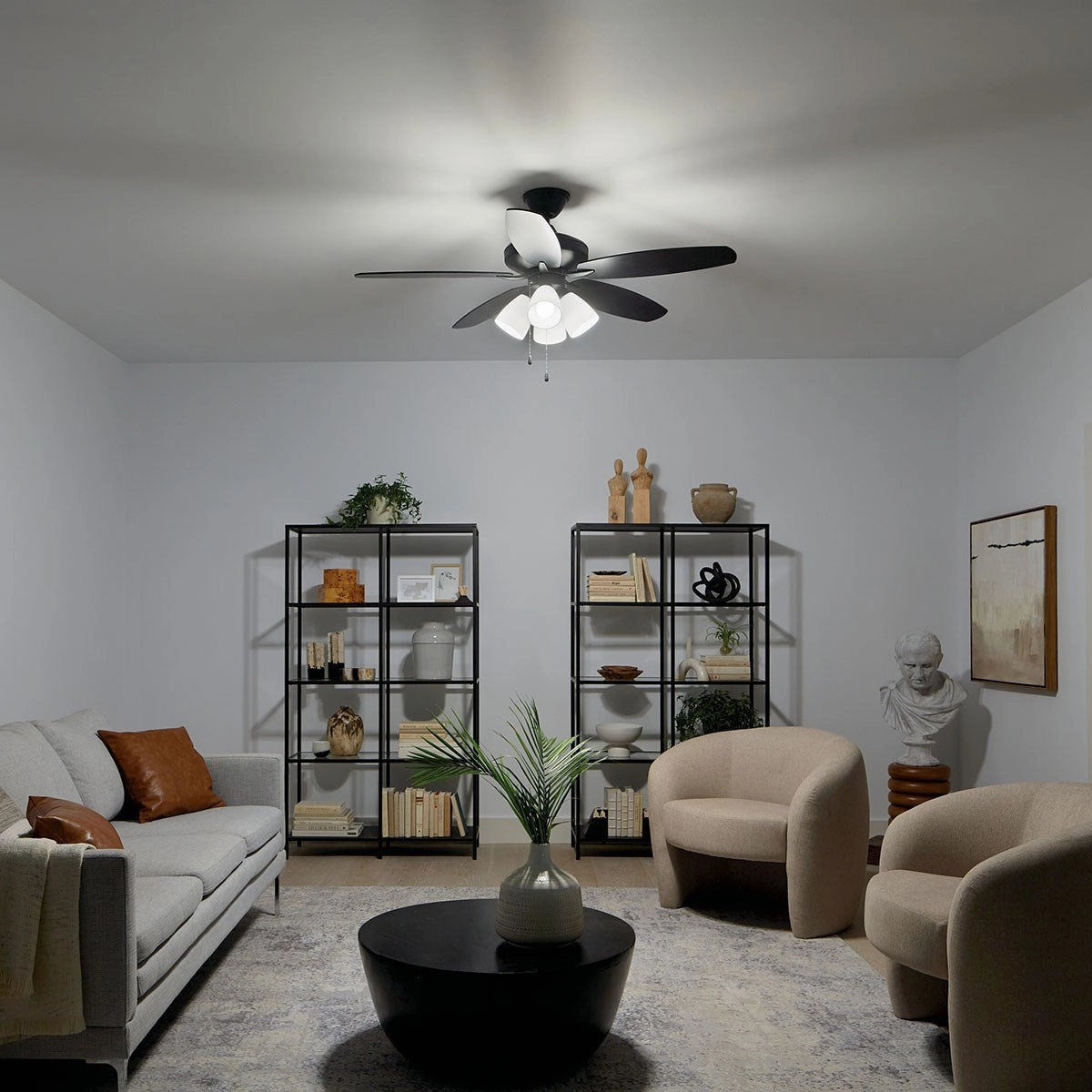 Renew Premier 52"Ceiling Fan Satin Black
