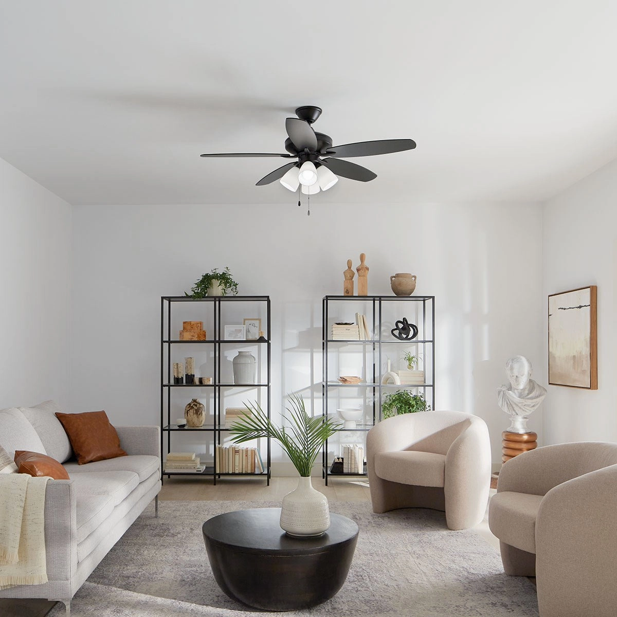 Renew Premier 52"Ceiling Fan Satin Black