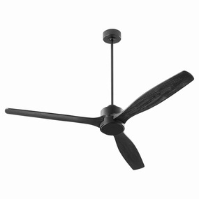 Reni 65" Ceiling Fan Matte Black durable fans for long-lasting performance