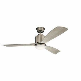 Ridley II 52"Ceiling Fan Antique Pewter modern electric fans for minimalist decor