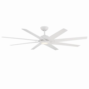 Roboto Xl 70"Ceiling Fan Matte White outdoor exterior fans for patio cooling