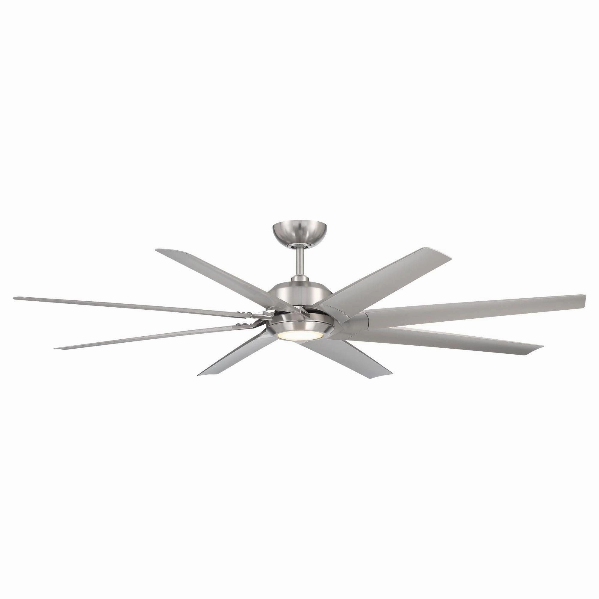 Roboto XL Indoor/Outdoor 8-Blade 70" Smart Ceiling Fan with LED Light Kit and Remote Control