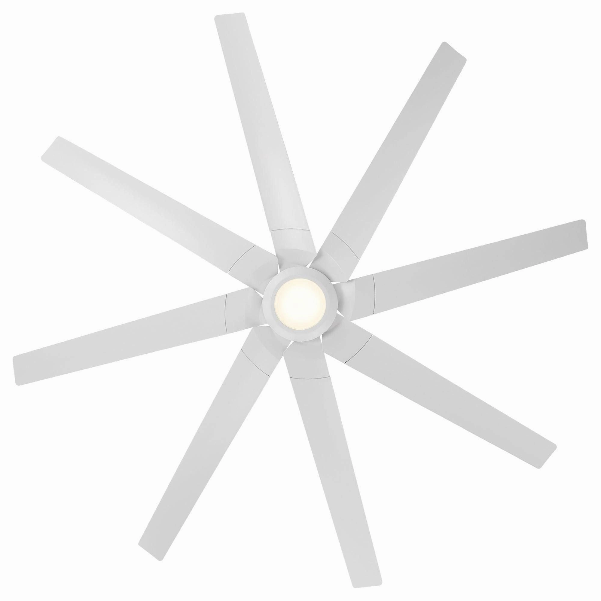Roboto XL Indoor/Outdoor 8-Blade 70" Smart Ceiling Fan with LED Light Kit and Remote Control