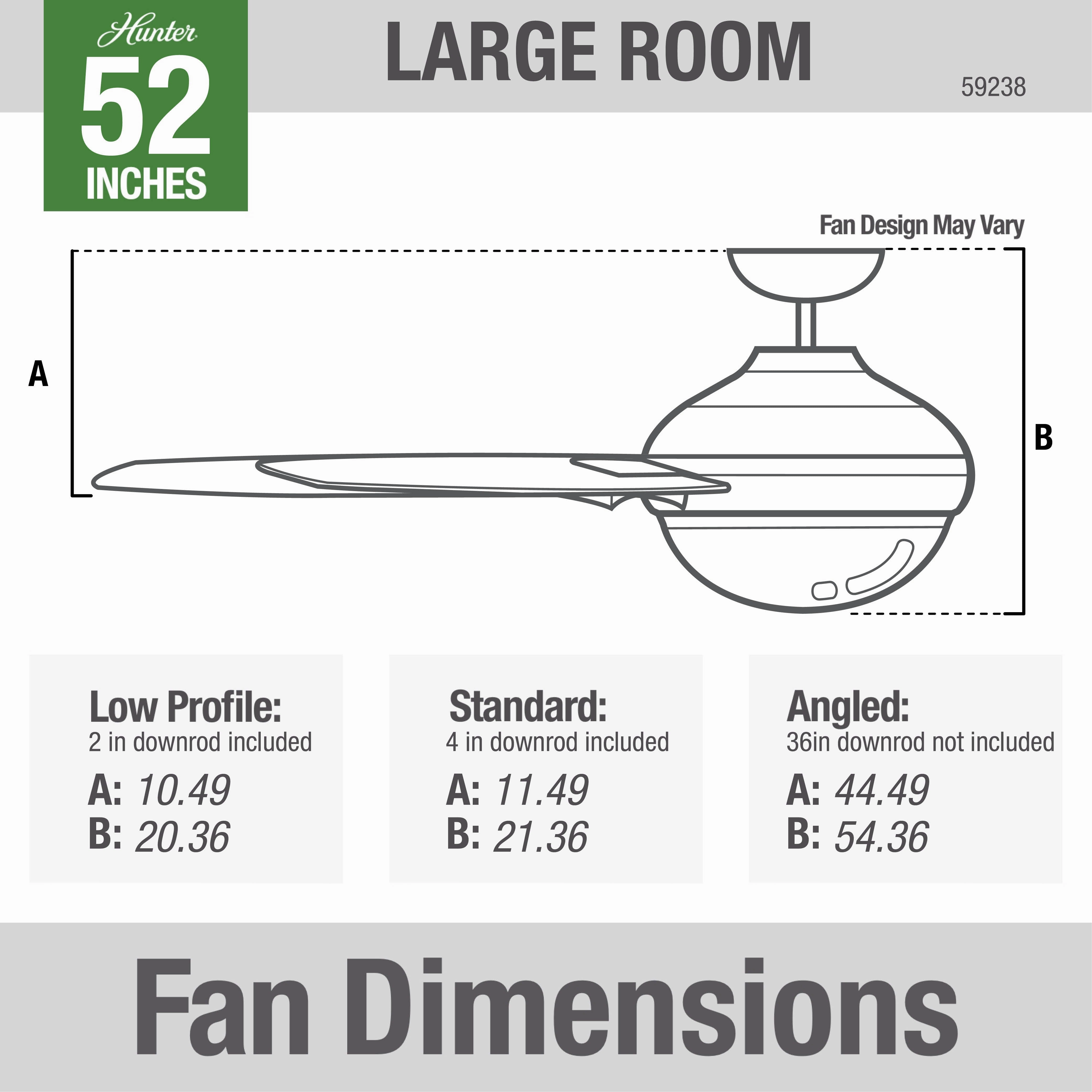 Ronan 52"Ceiling Fan Fresh White