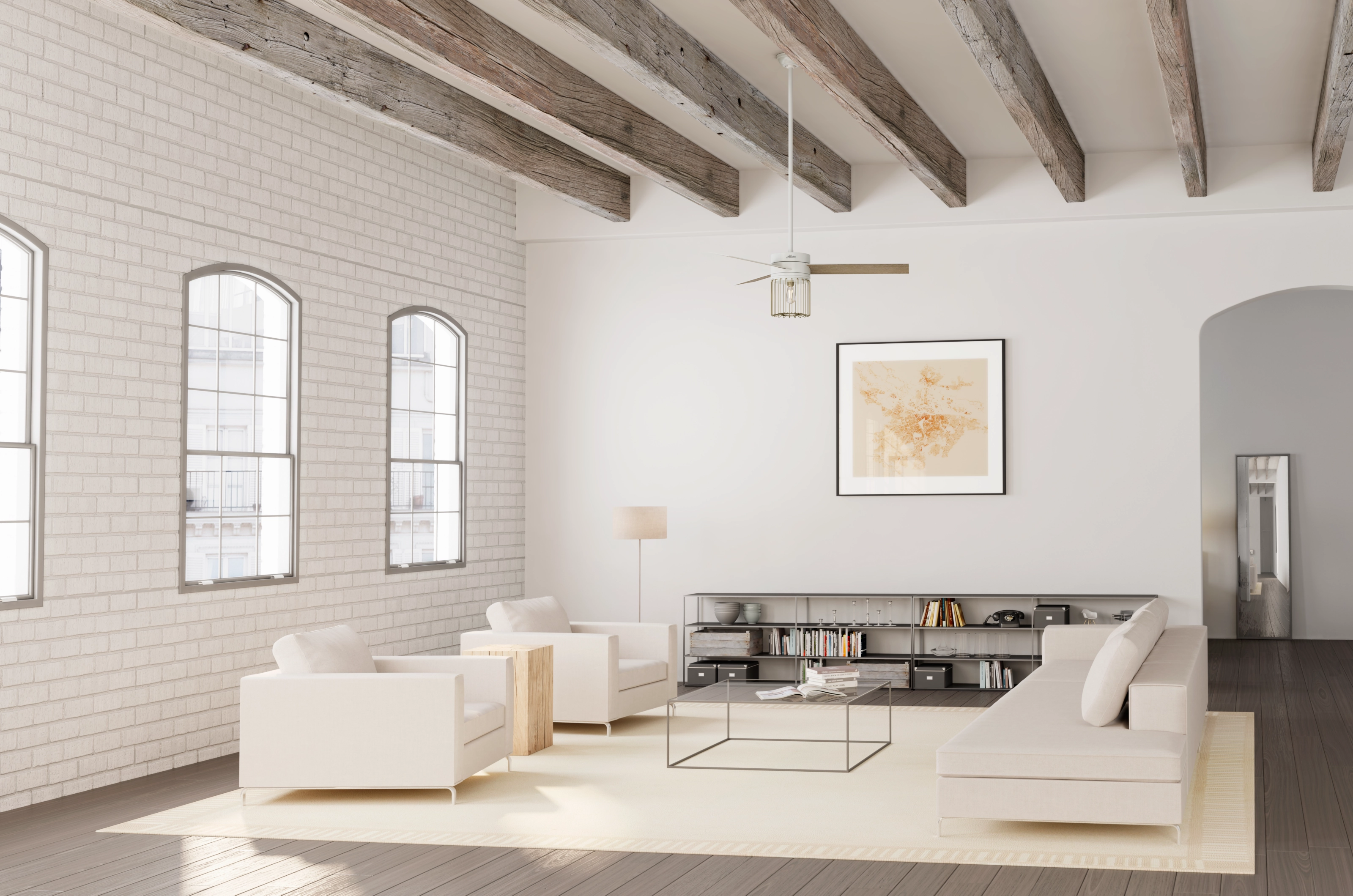 Ronan 52"Ceiling Fan Fresh White