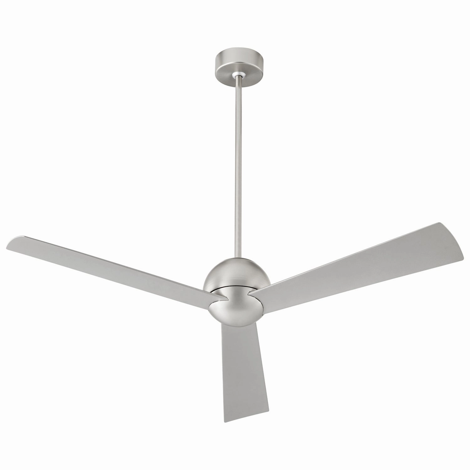 Rondure 54"Ceiling Fan Satin Nickel modern electric fans for minimalist decor