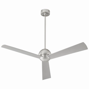Rondure 54"Ceiling Fan Satin Nickel modern electric fans for minimalist decor