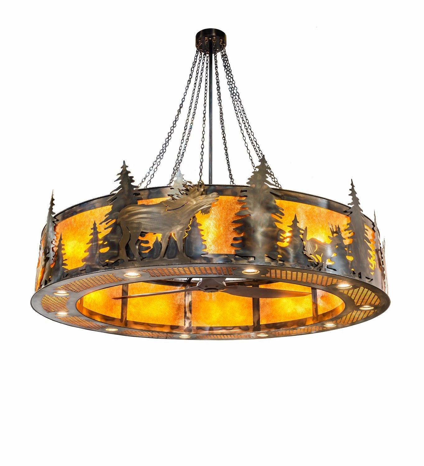 Roosevelt 40 Light Chandel-Air large electric fans for spacious rooms