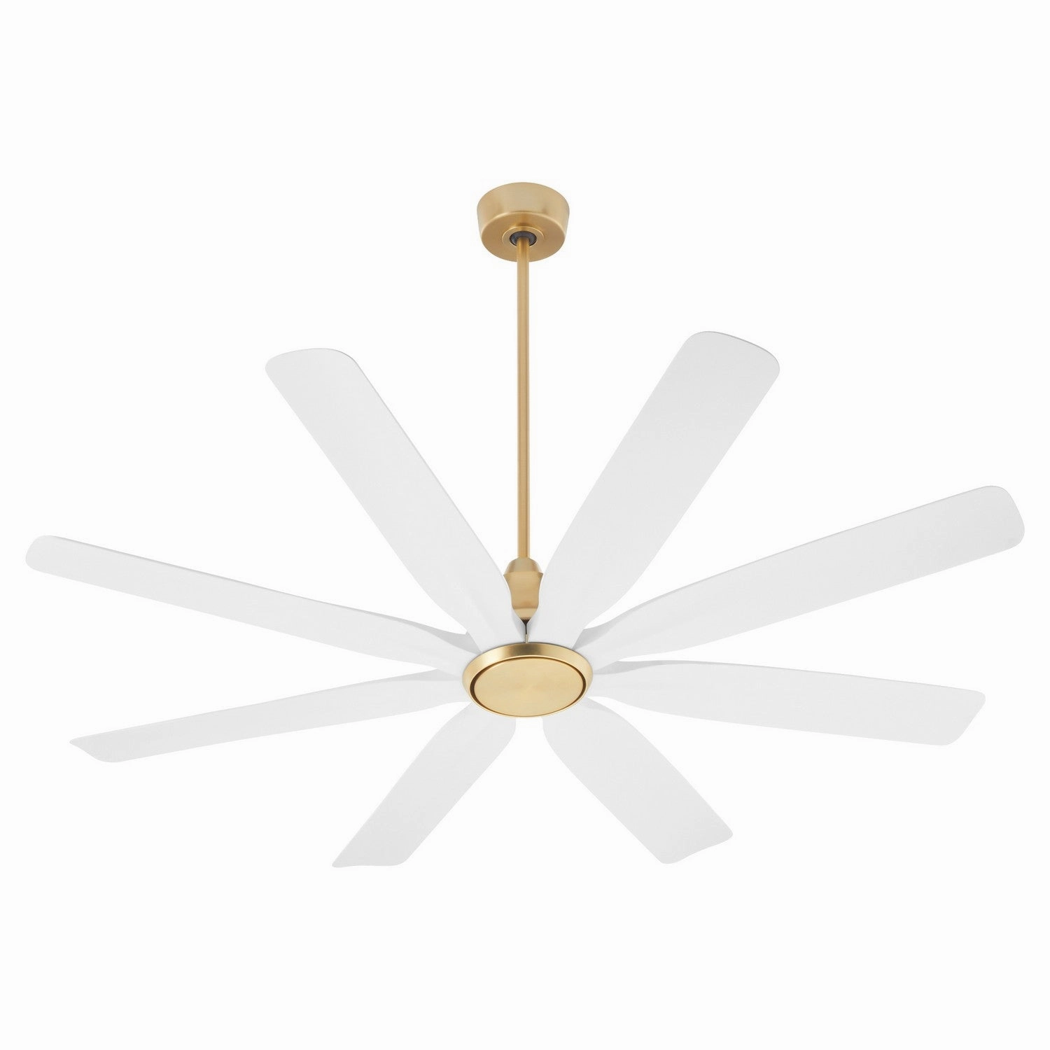 Rosales 60" Patio Fan Aged Brass low-noise fans for peaceful environments