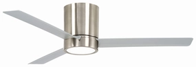 Roto Flush 52" Ceiling Fan Brushed Nickel ifan smart fans for connected homes