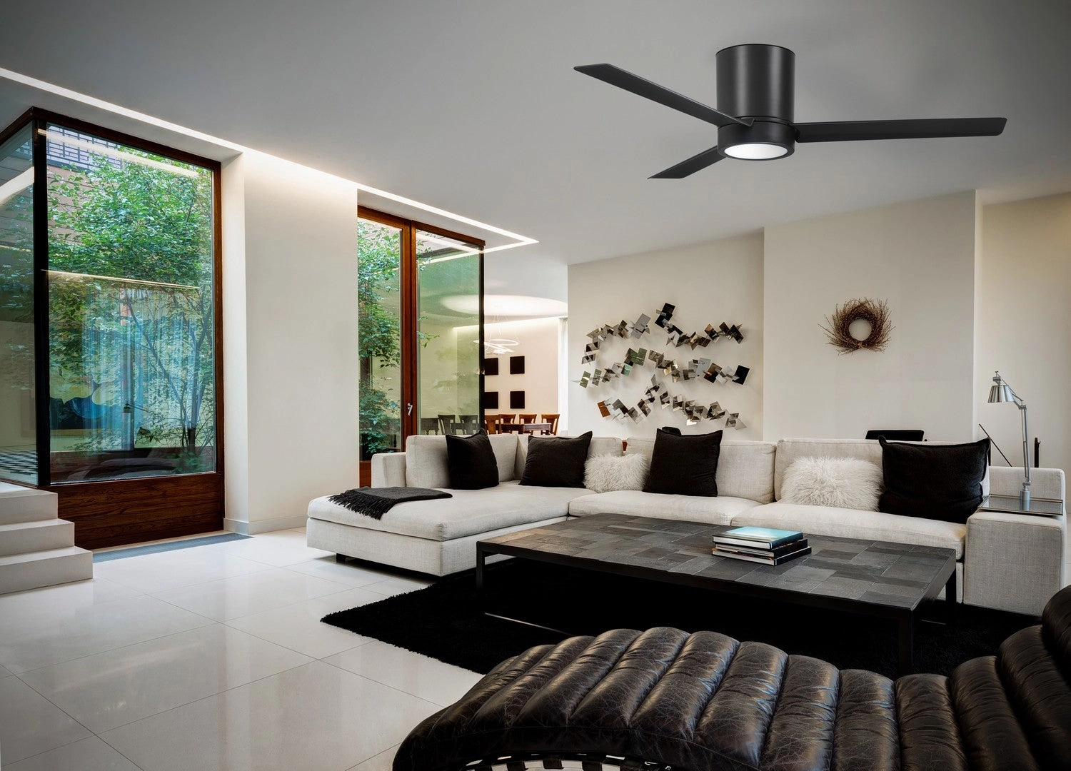 Roto Flush 52" Ceiling Fan Coal