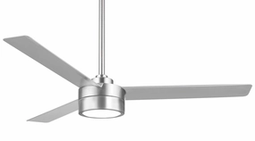 Roto Led 52"Ceiling Fan Brushed Aluminum multi-speed fans with easy controls