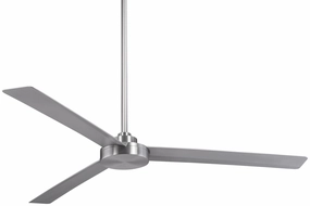 Roto Xl 62"Ceiling Fan Brushed Aluminum weatherproof fans for outdoor environments