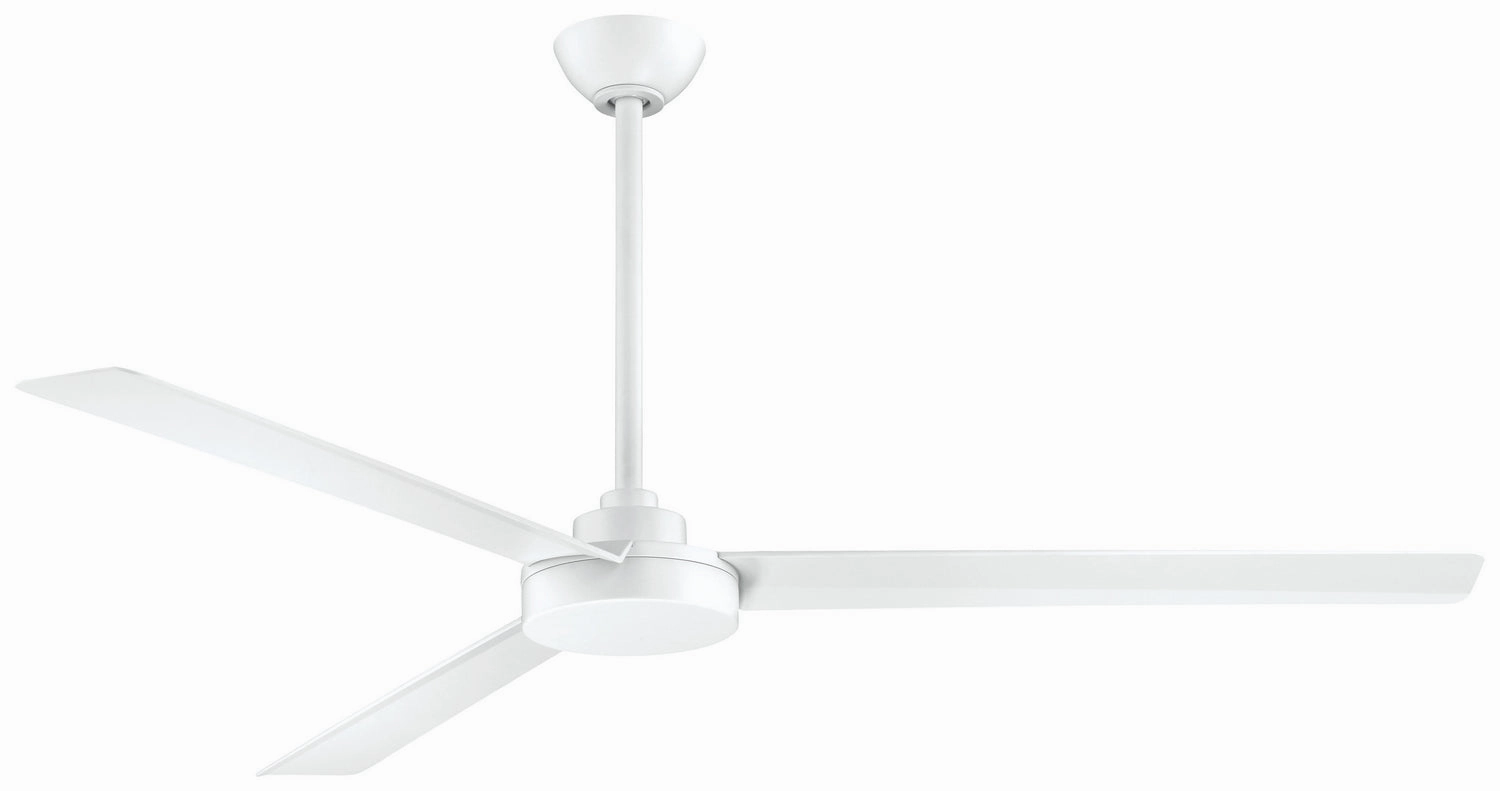 Roto Xl 62"Ceiling Fan Flat White weatherproof fans for outdoor environments