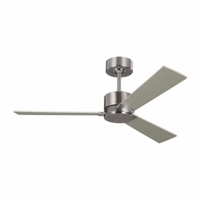 Rozzen 44"Ceiling Fan Brushed Steel best small fans for home and travel