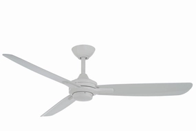 Rudolph 52"Ceiling Fan Flat White sleek design electric fans for modern homes