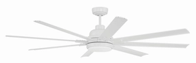 Rush 65 65"Ceiling Fan White outdoor exterior fans for patio cooling