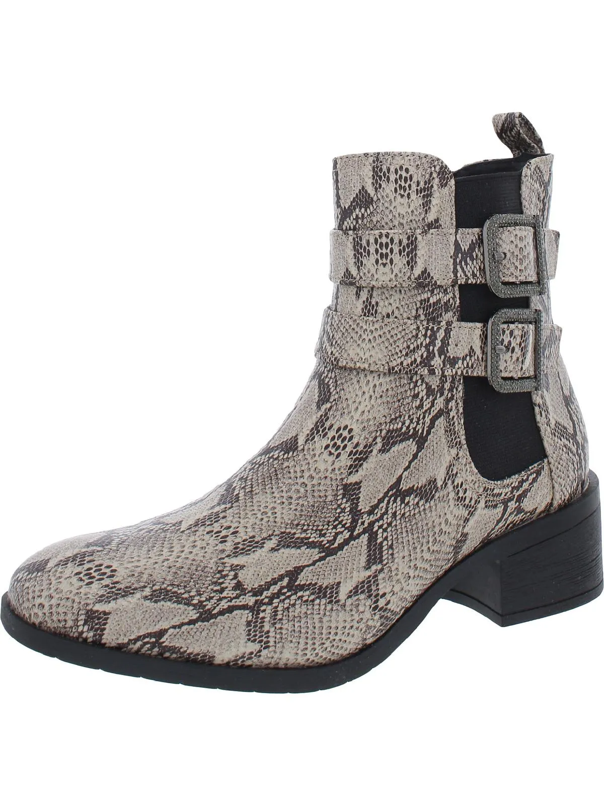Salt Biker Jewel Womens Faux Leather Ankle Ankle Boots ecco Shoes