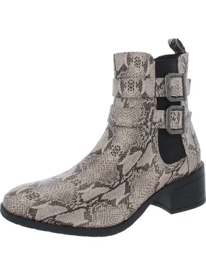 Salt Biker Jewel Womens Faux Leather Ankle Ankle Boots ecco Shoes