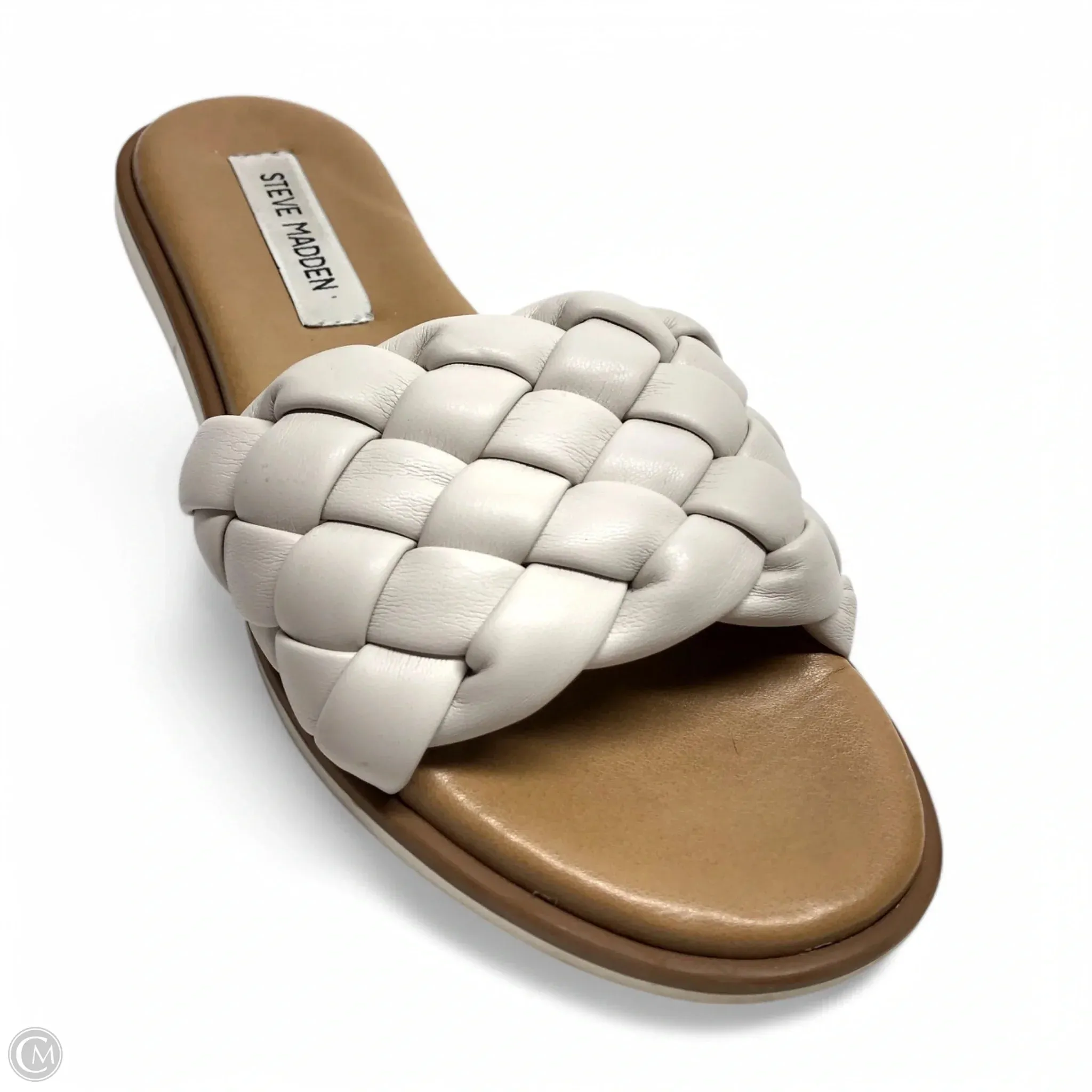 Sandals Flats By Steve Madden In White, Size: 7