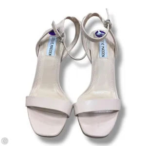 Sandals Heels Stiletto By Steve Madden In Tan, Size: 8.5